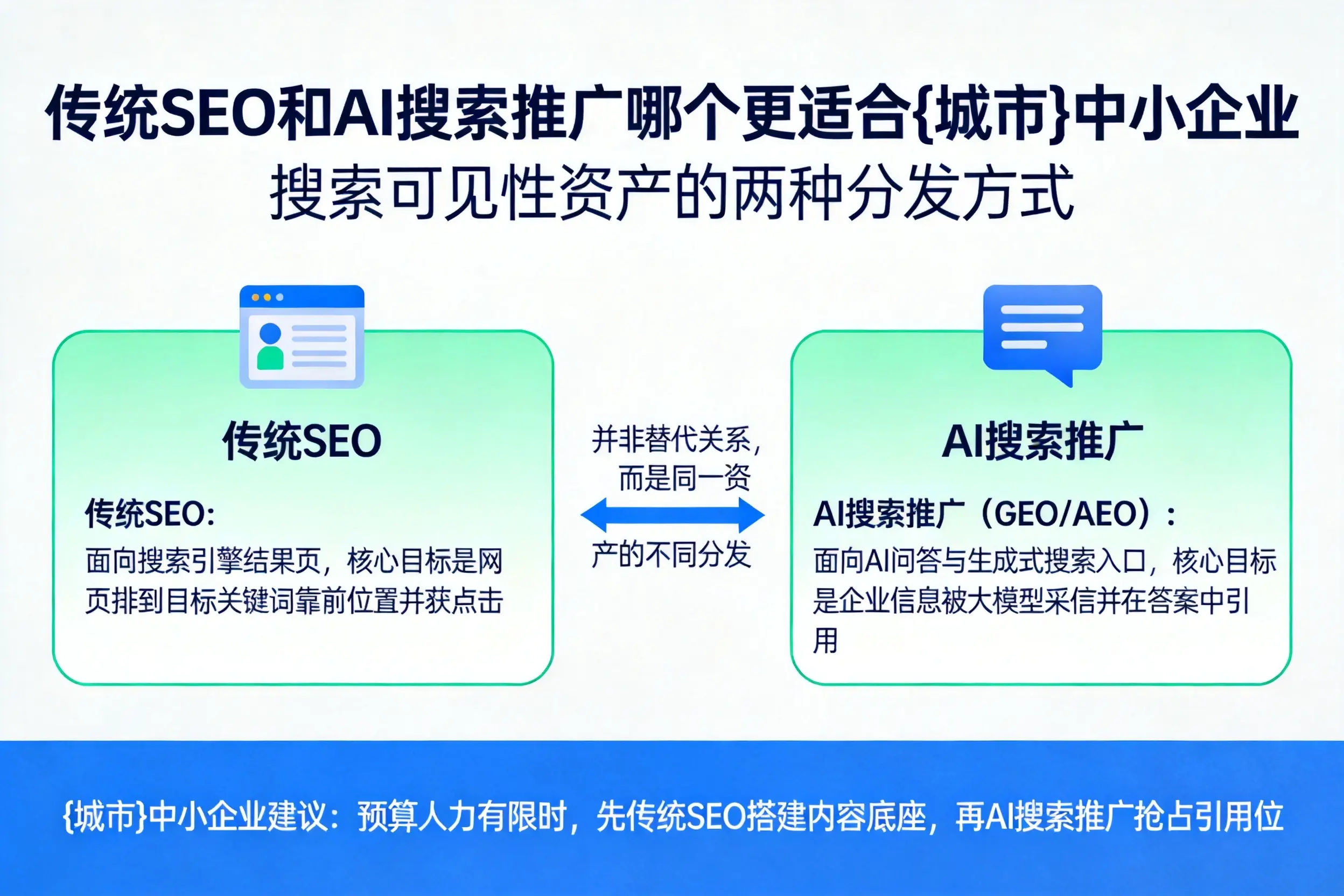 传统SEO和AI搜索推广哪个更适合红河中小企业