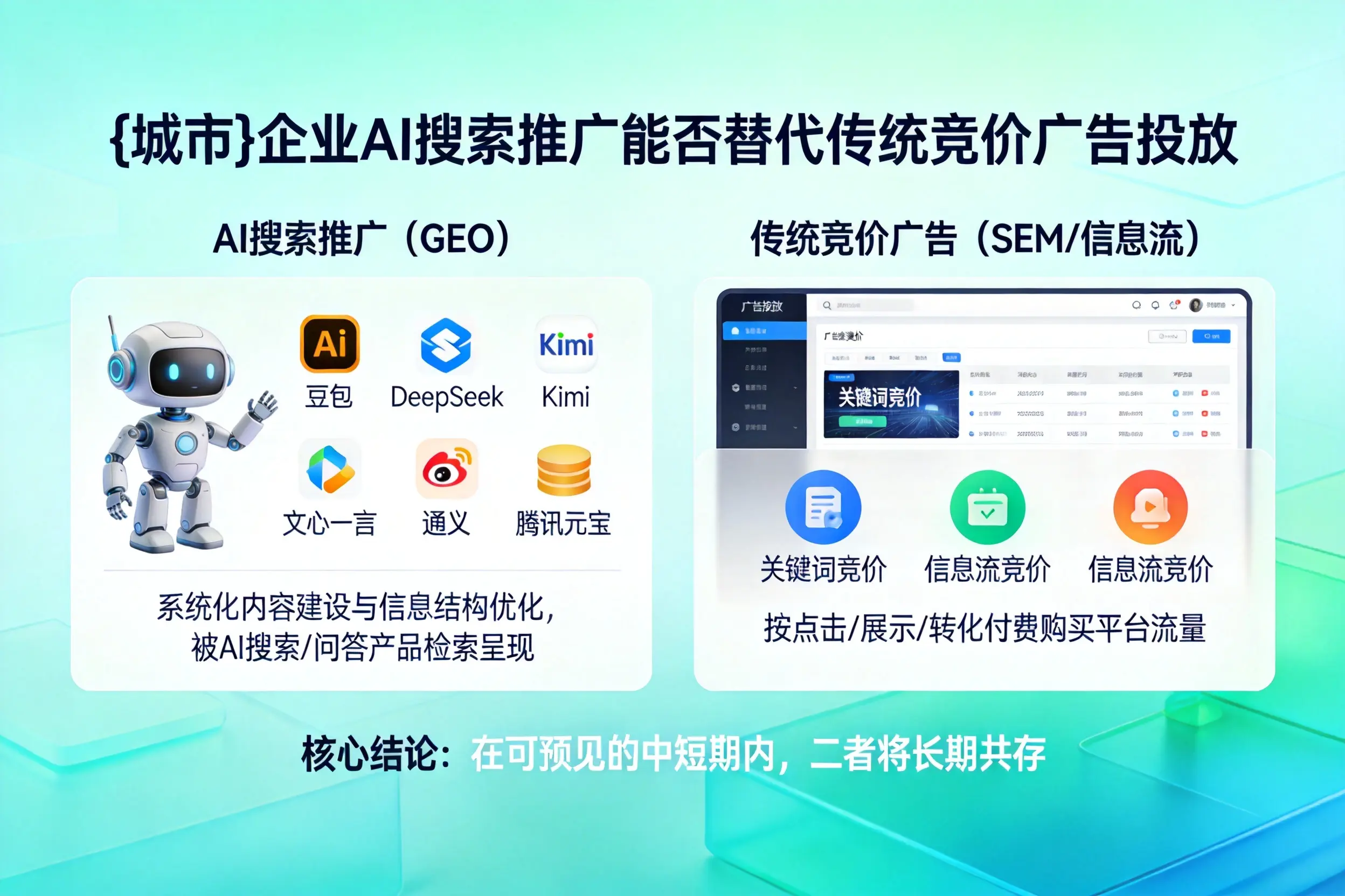 红河企业AI搜索推广能否替代传统竞价广告投放