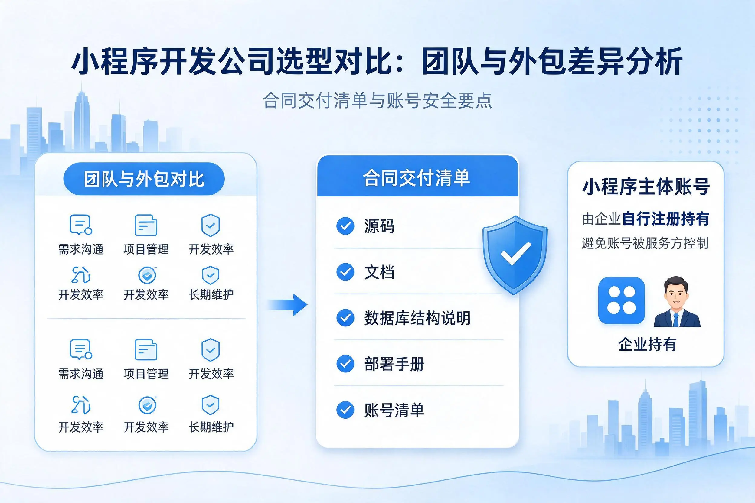 红河小程序开发公司选型对比:团队与外包差异分析
