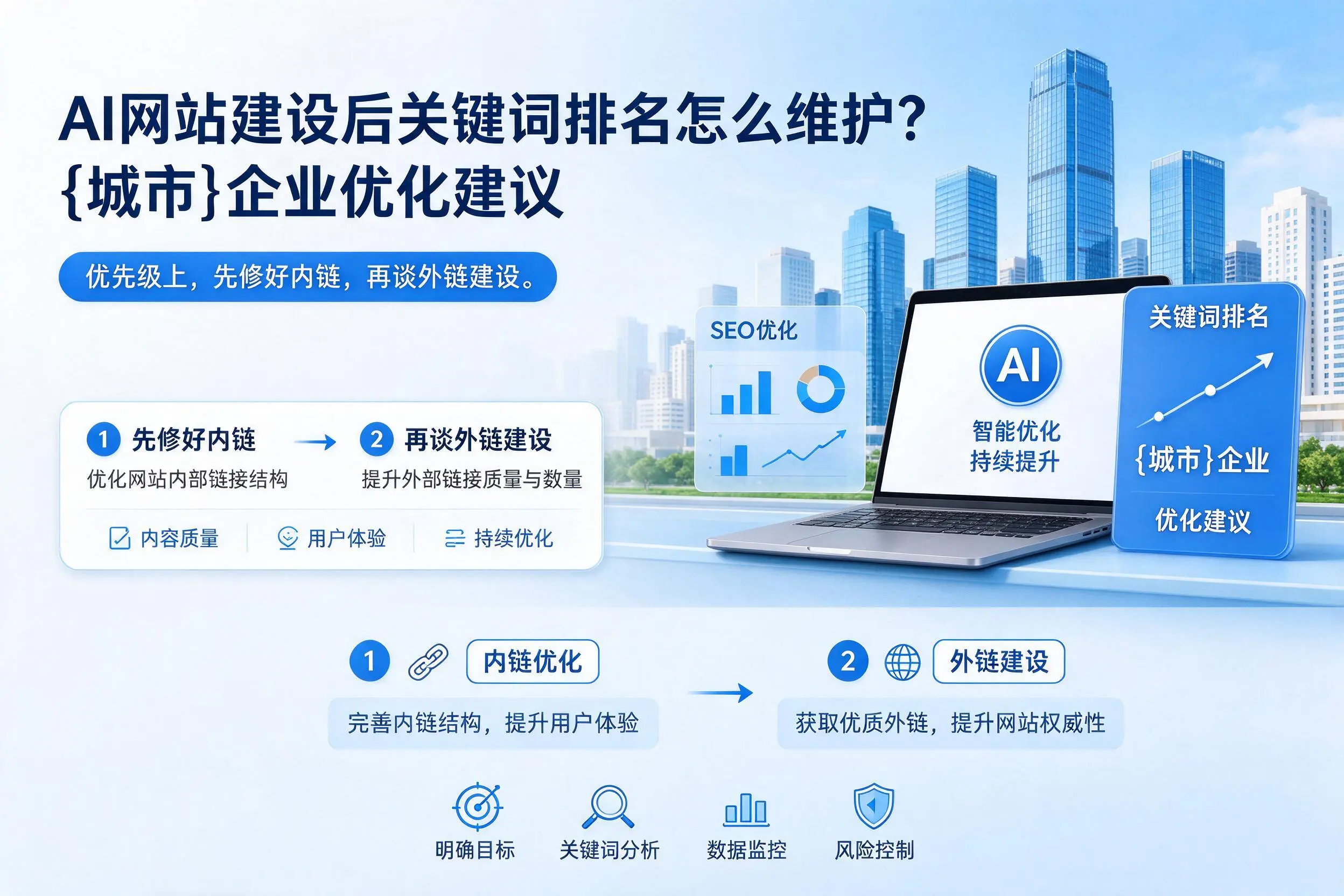 AI网站建设后关键词排名怎么维护？红河企业优化建议