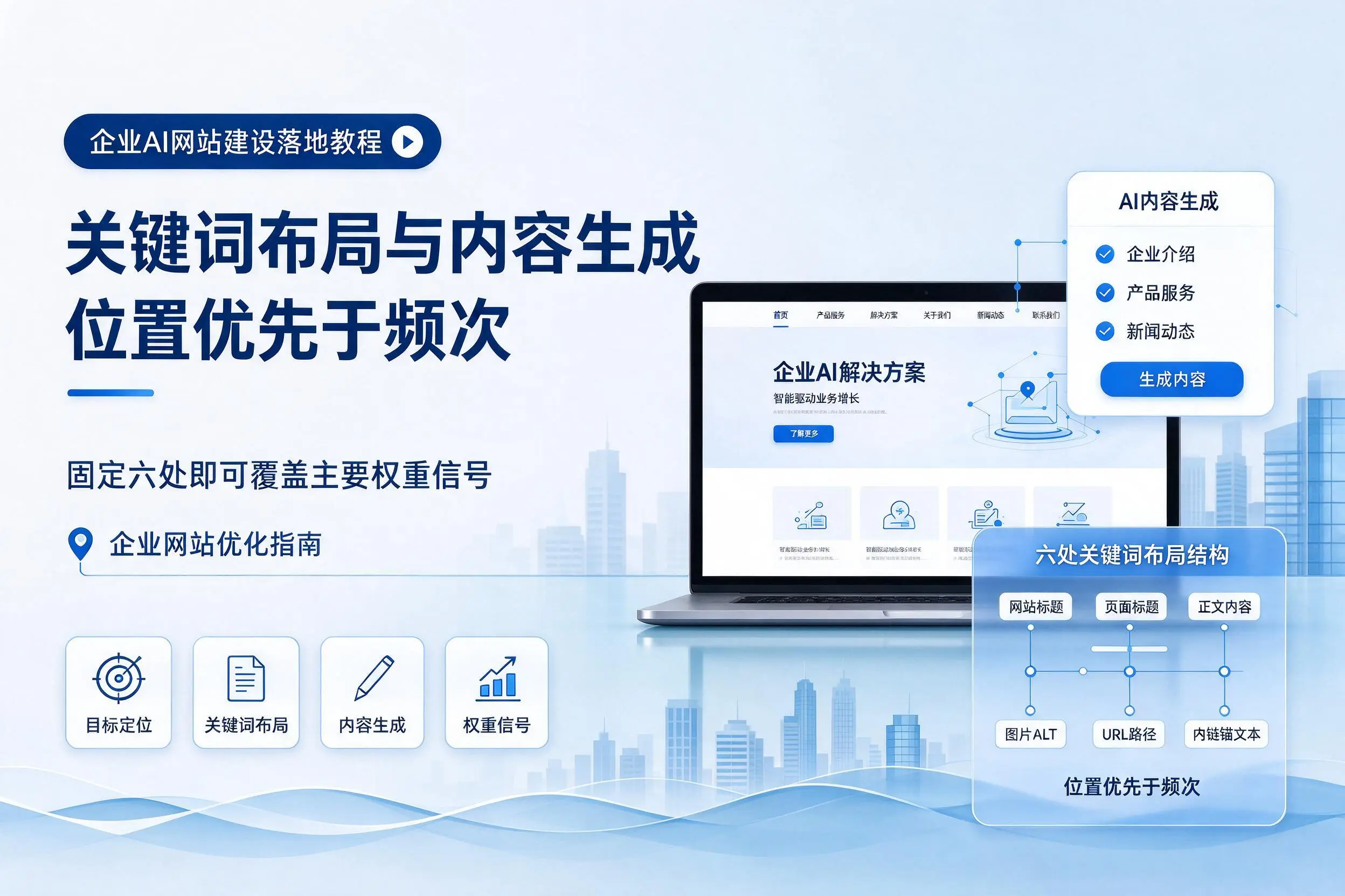 红河企业AI网站建设落地教程：关键词布局与内容生成