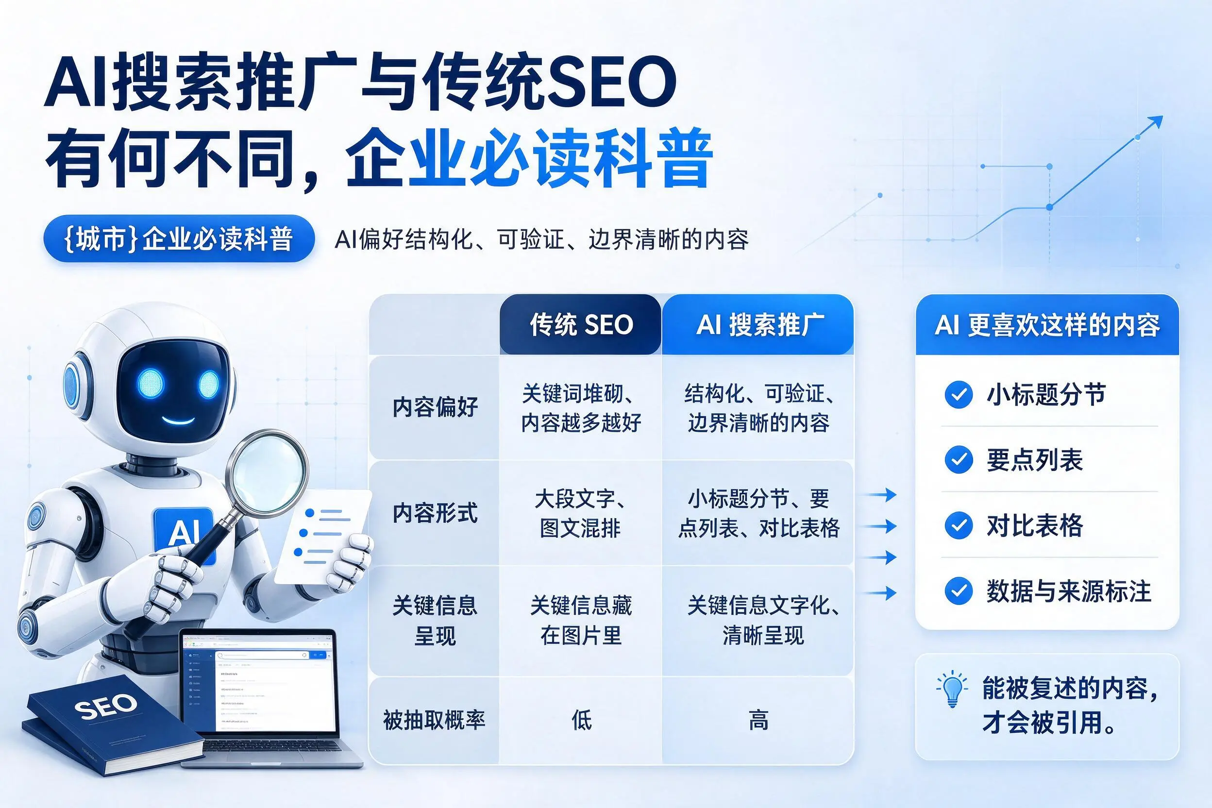 AI搜索推广与传统SEO有何不同,红河企业必读科普