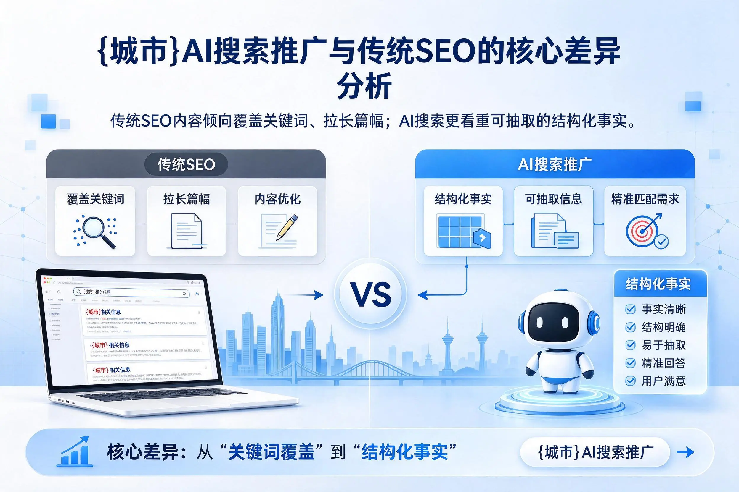 红河AI搜索推广与传统SEO的核心差异分析
